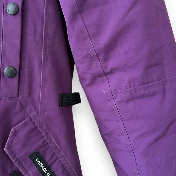 Canada Goose Kensington Parka Down Coat Jacket Purple Small Women’s - Picture 6 of 16